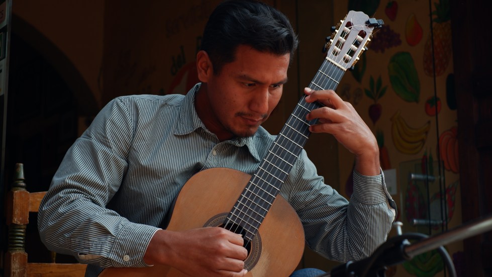 working and living in San Cristobal